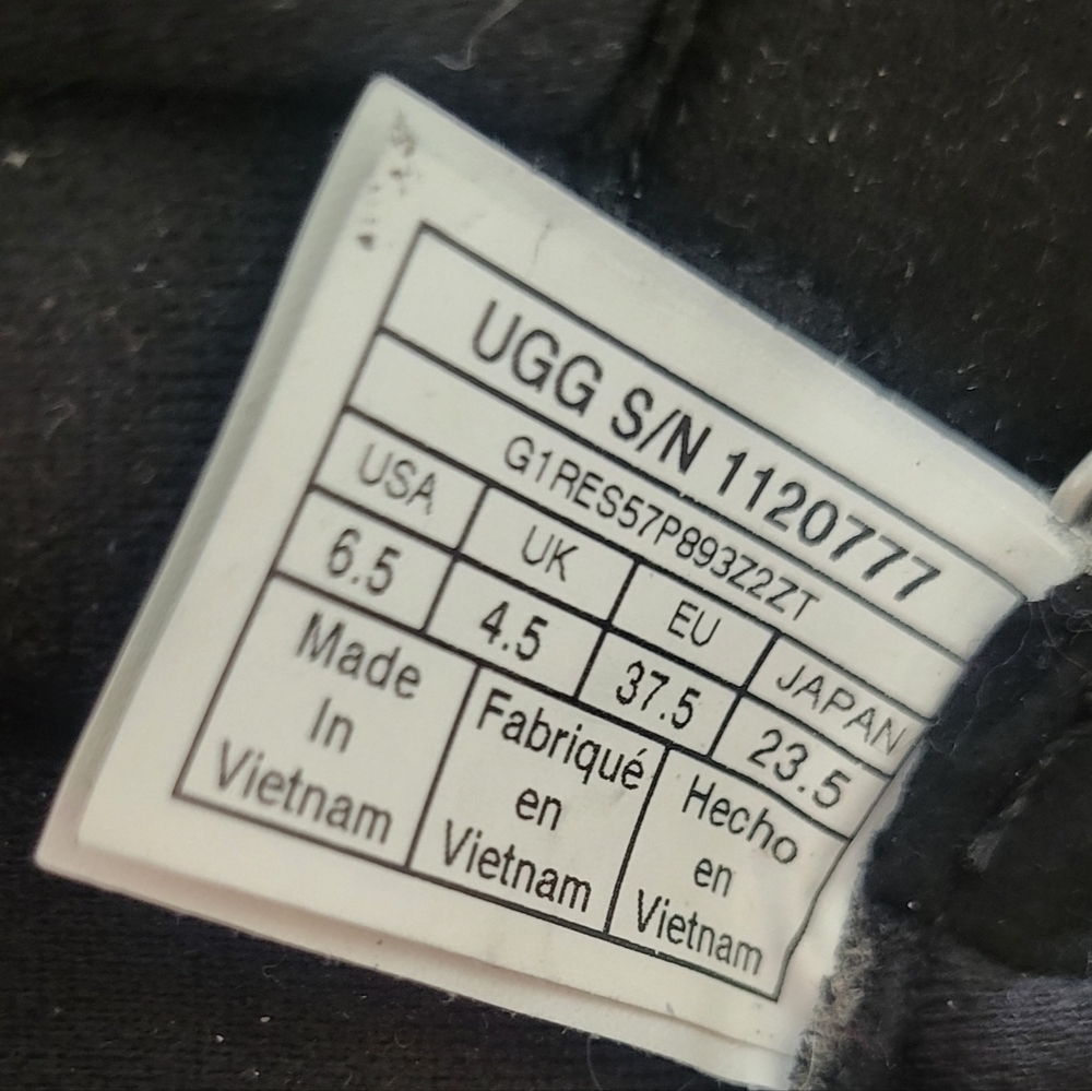 Ugg Women's Size 6 Leather Combat Boots. Grunge Blokecore - Picture 8 of 8